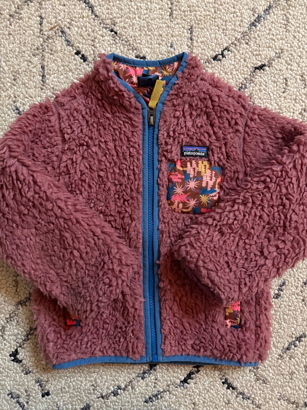 Patagonia Kids  Sherpa fleece Jacket (3T) EUC